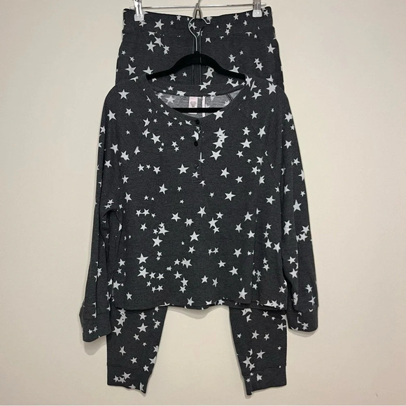 VICTORIA’S SECRET Glow Henley Thermal Waffle Jogger Pajama Set - Picture 3 of 15